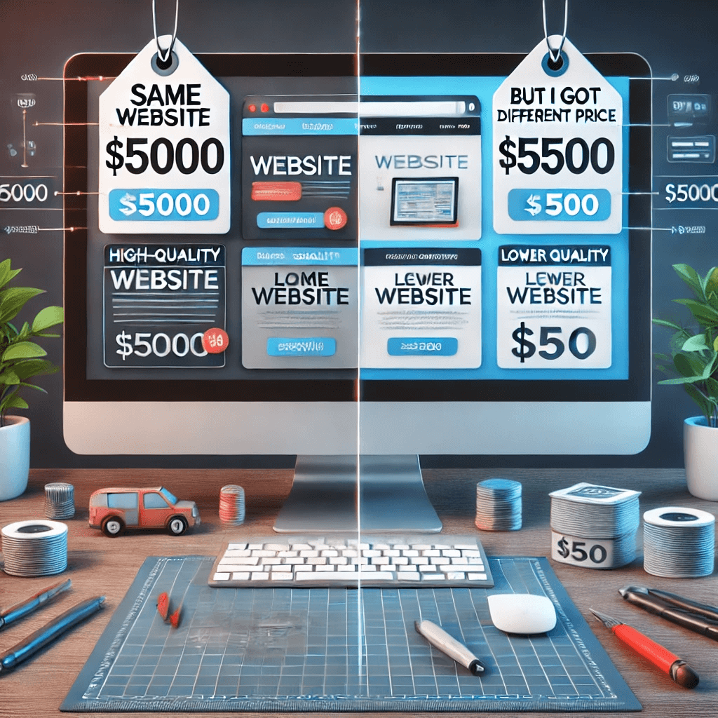 Same Website, but I got different Price from different companies. Why?